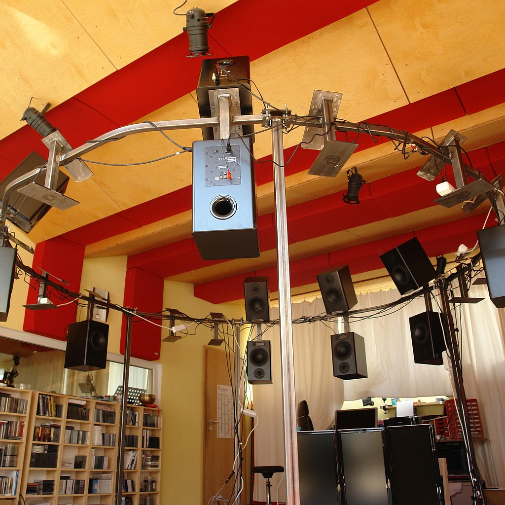 Tonstudio - Rundgang - Regie heute mit 3D-Aufbau